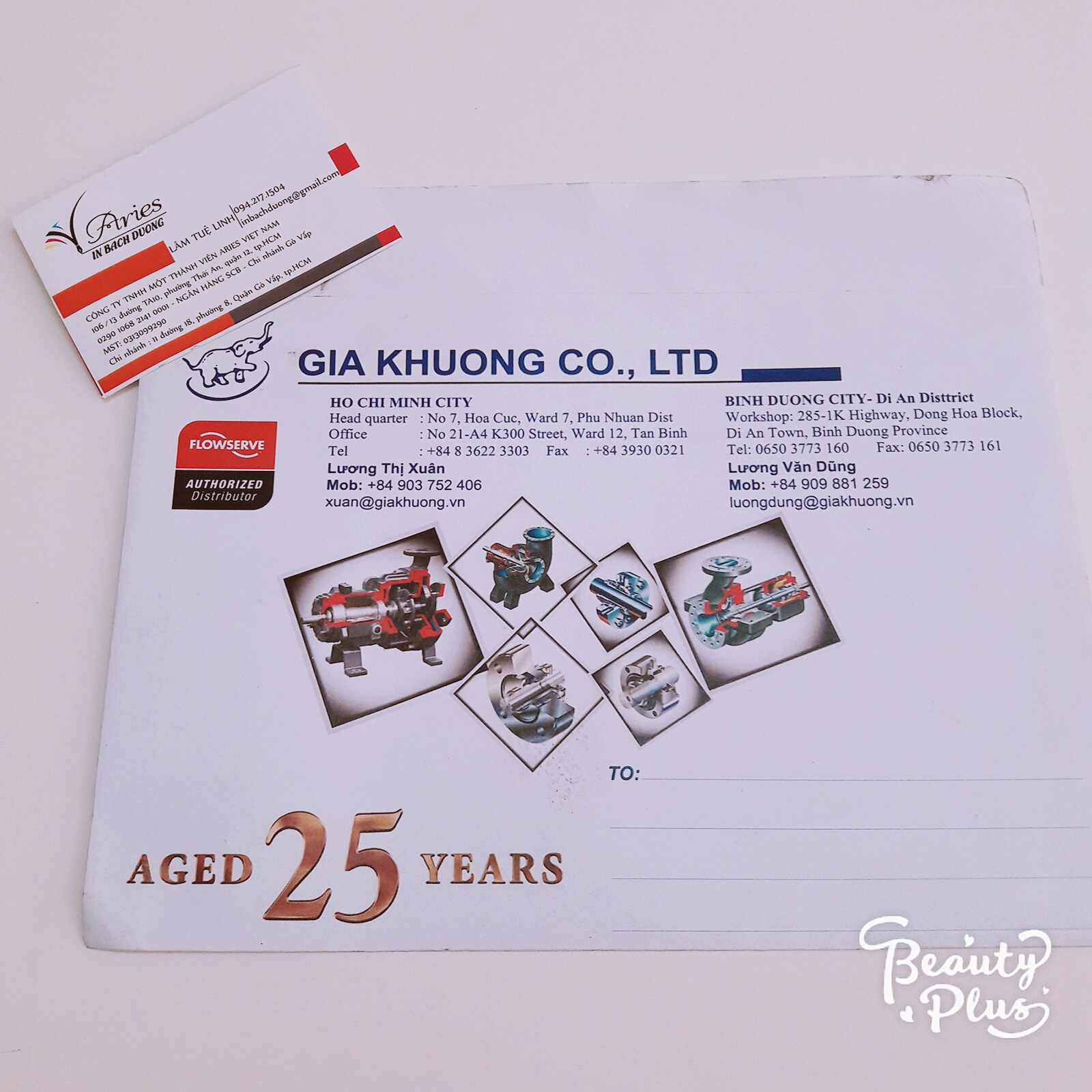 Bao thư 17x23 giấy fo